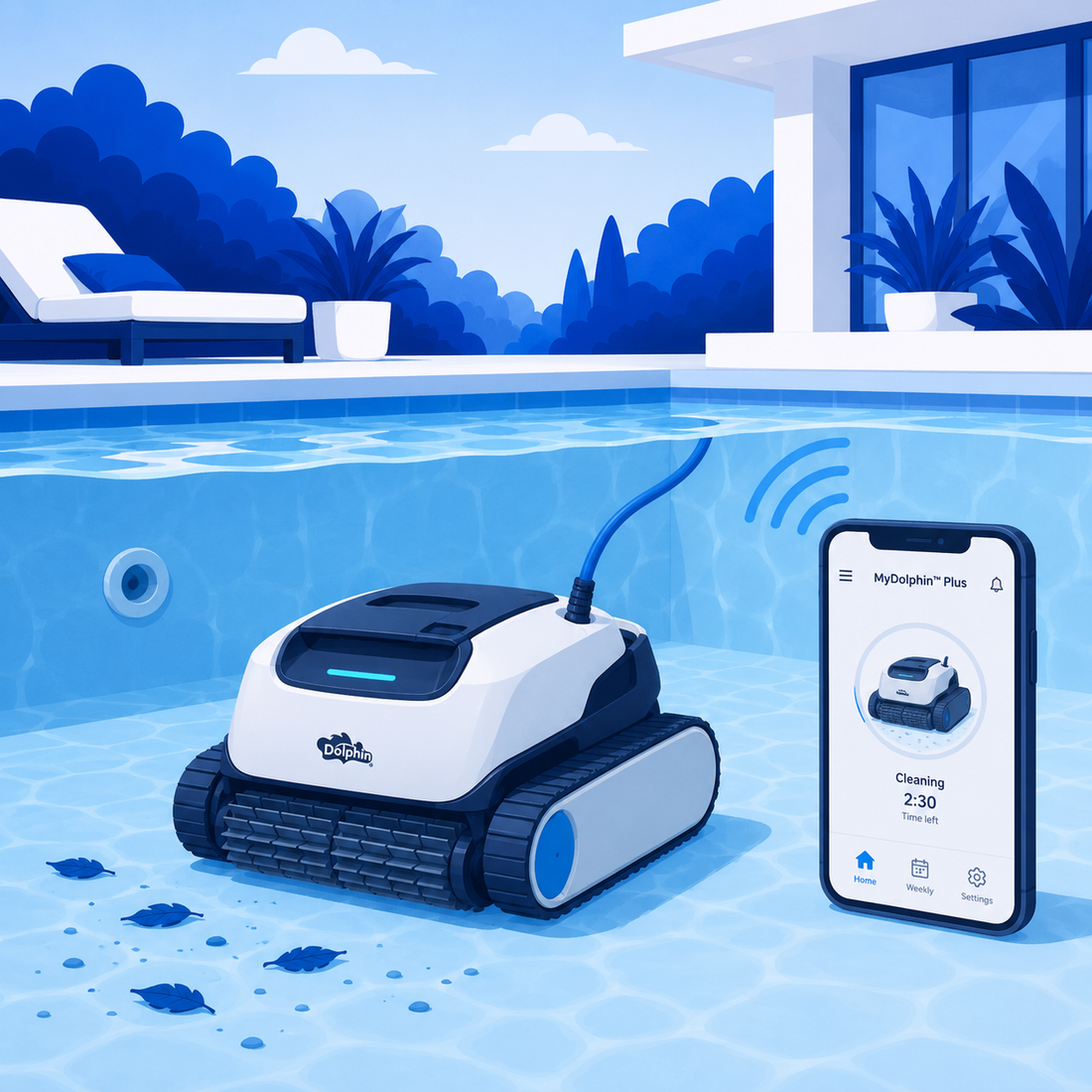 Maytronics medencetisztító robot – Prémium megoldás tiszta vízhez | Dolphin technológia