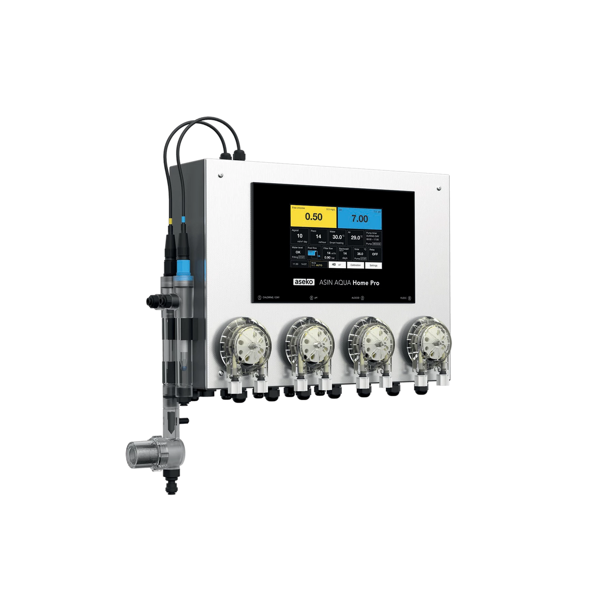 ASIN AQUA HOME PRO Intelligens Medencekezelő és Adagolórendszer