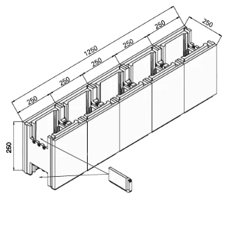 Porocell BigBlock EPS30 1250 x 500 x 250mm
