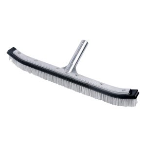 Kefe, hajlított 450mm rozsdamentes acél nyél