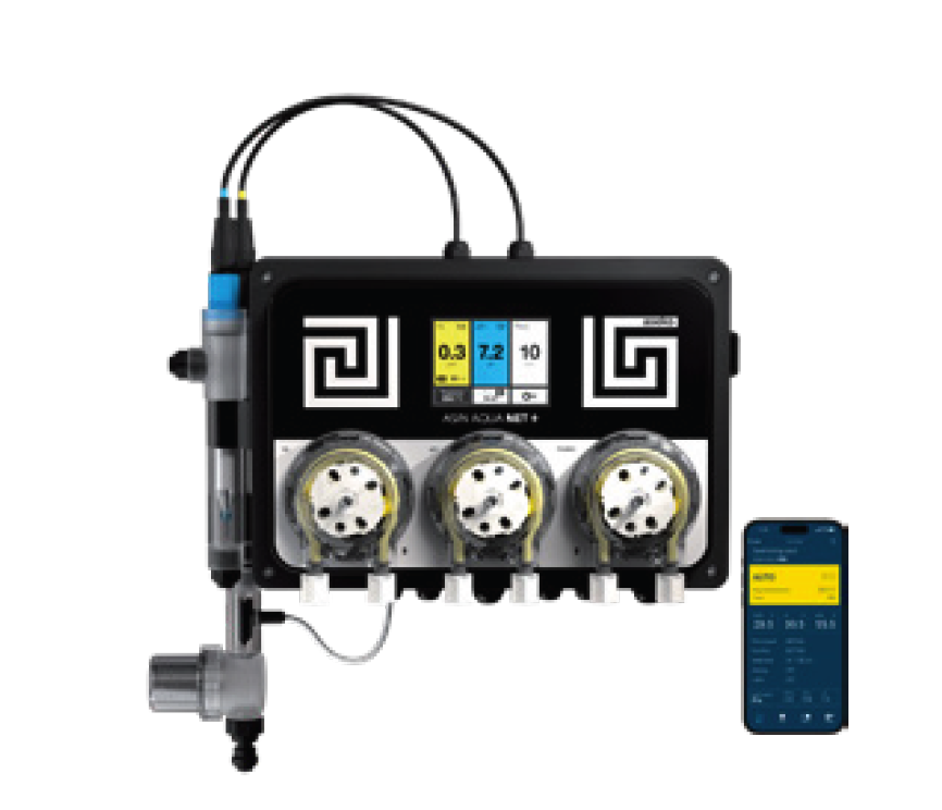 ASIN Aqua NET+ pH/REDOX 1 ASIN Aqua NET+ pH REDOX automata medencevíz kezelő berendezés