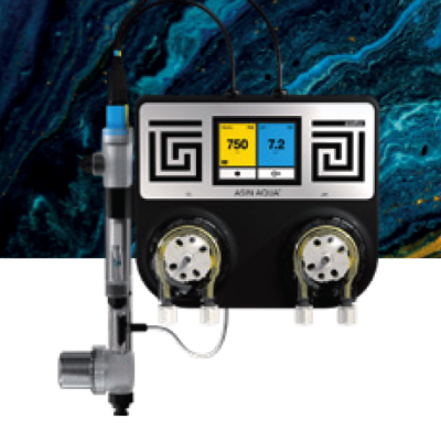 ASIN Aqua pH REDOX automata medencevíz kezelő berendezés